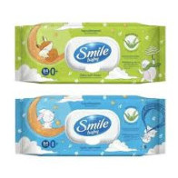 Серветки вологі SMILE 84 шт 