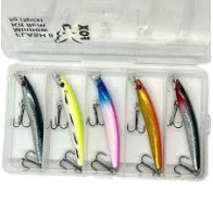 Набір воблерів FOX Flash 8 Minnow Kit 8 cm (5 шт приманок + коробка)