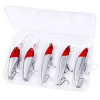Набір воблерів FOX RedHead TX Kit (5 шт приманок + коробка)